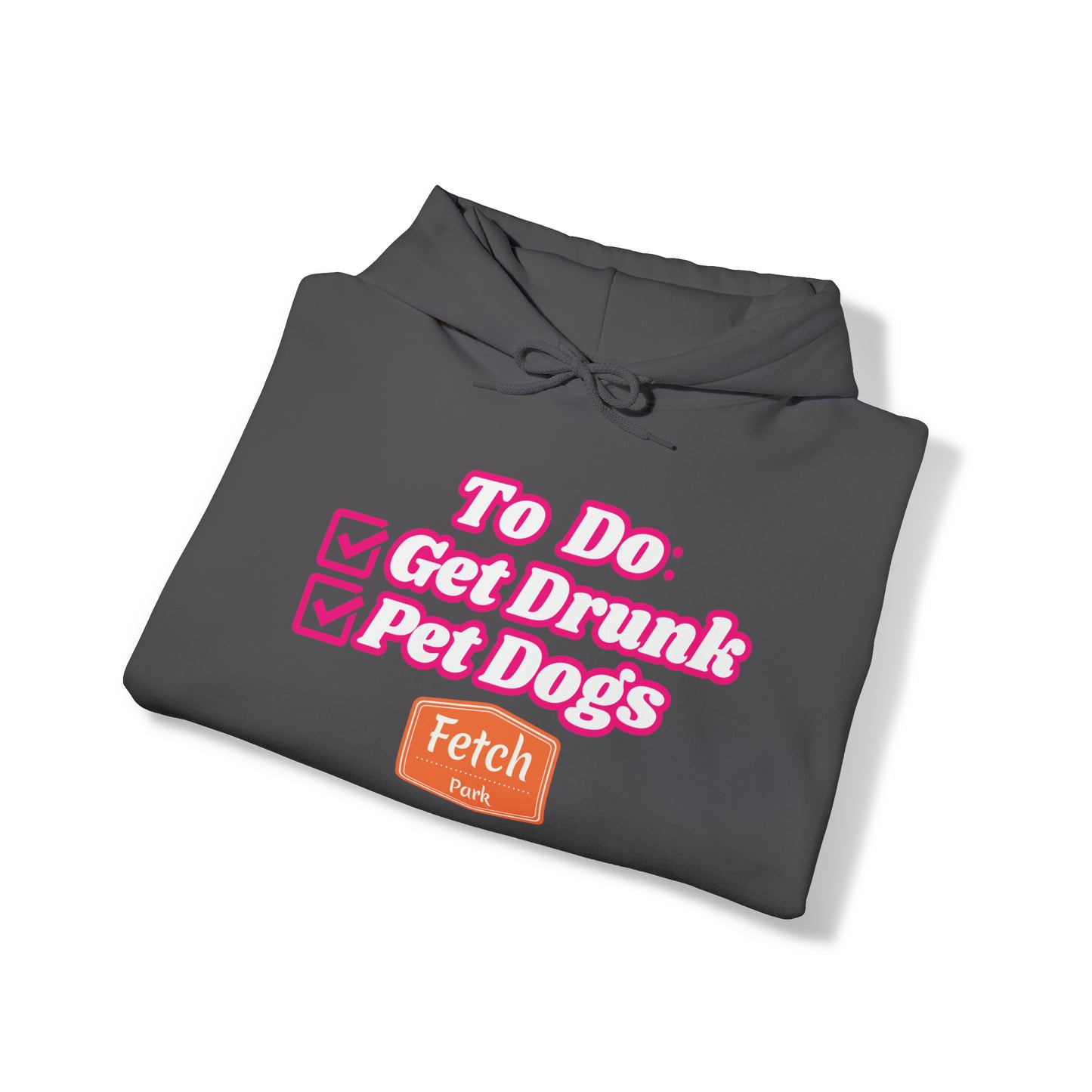 Pink To Do List Unisex Heavy Blend™ Hooded Sweatshirt