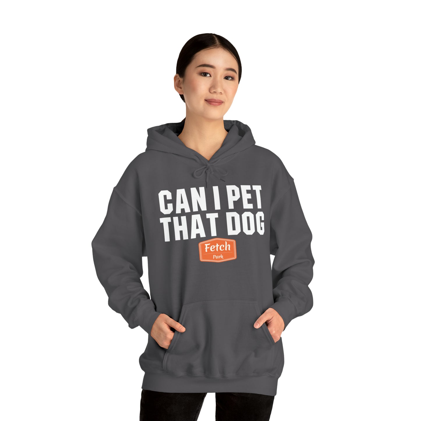Original Can I Pet That Dog Unisex Heavy Blend™ Hooded Sweatshirt