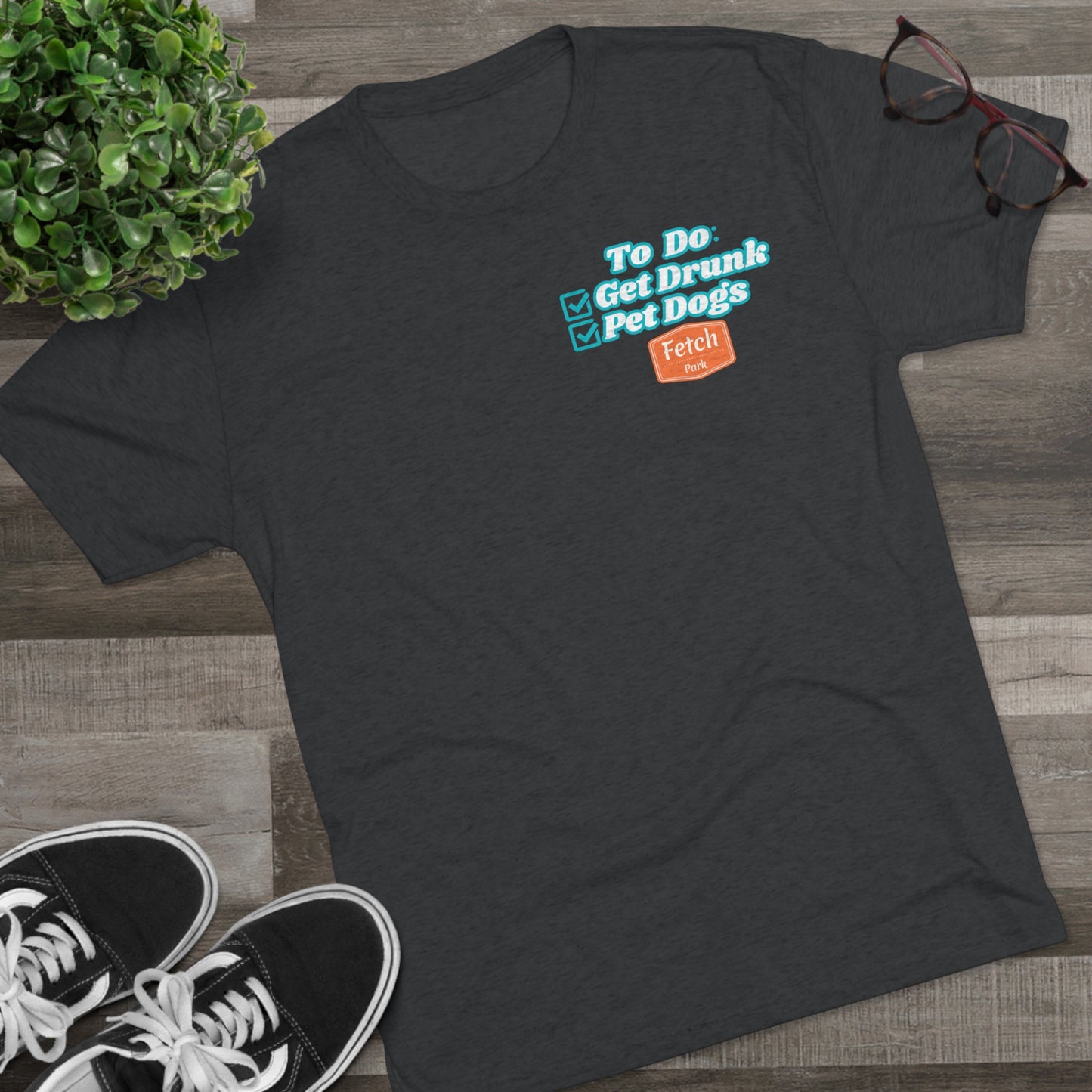 To-Do List Front & Back Tri-Blend Crew Tee
