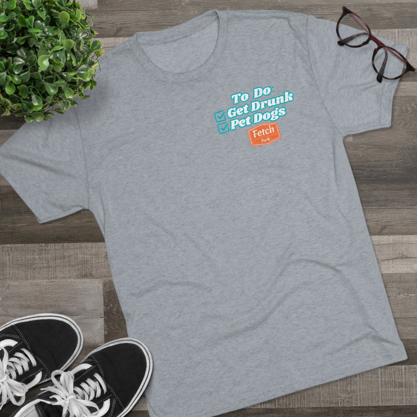 To-Do List Front & Back Tri-Blend Crew Tee
