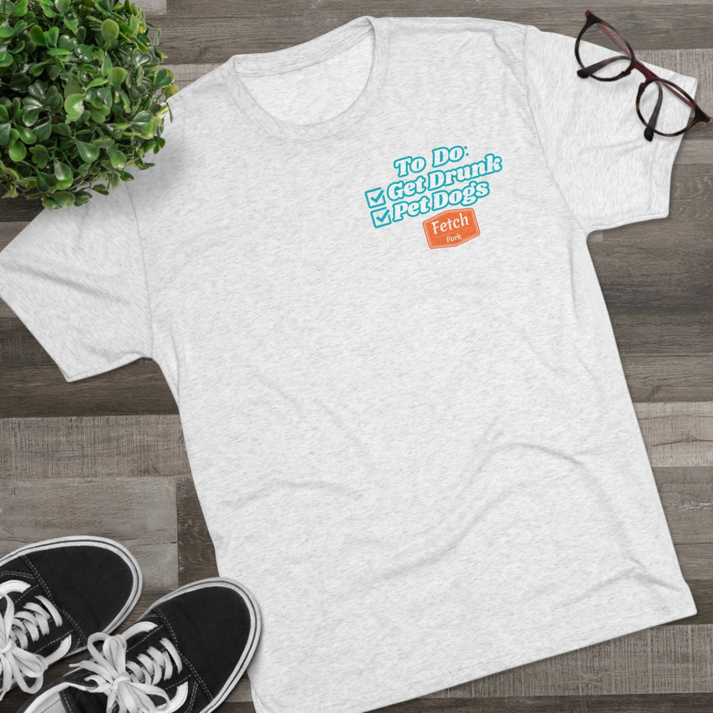 To-Do List Front & Back Tri-Blend Crew Tee