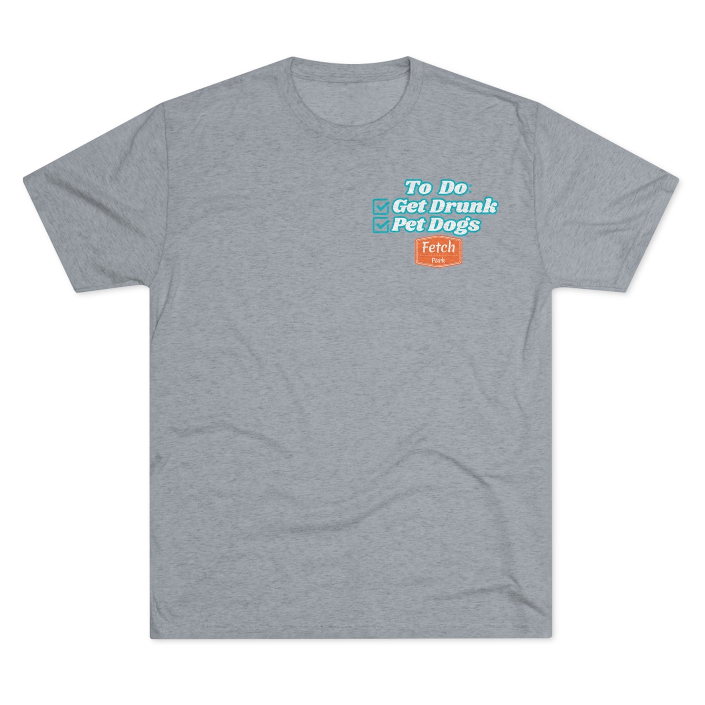 To-Do List Front & Back Tri-Blend Crew Tee