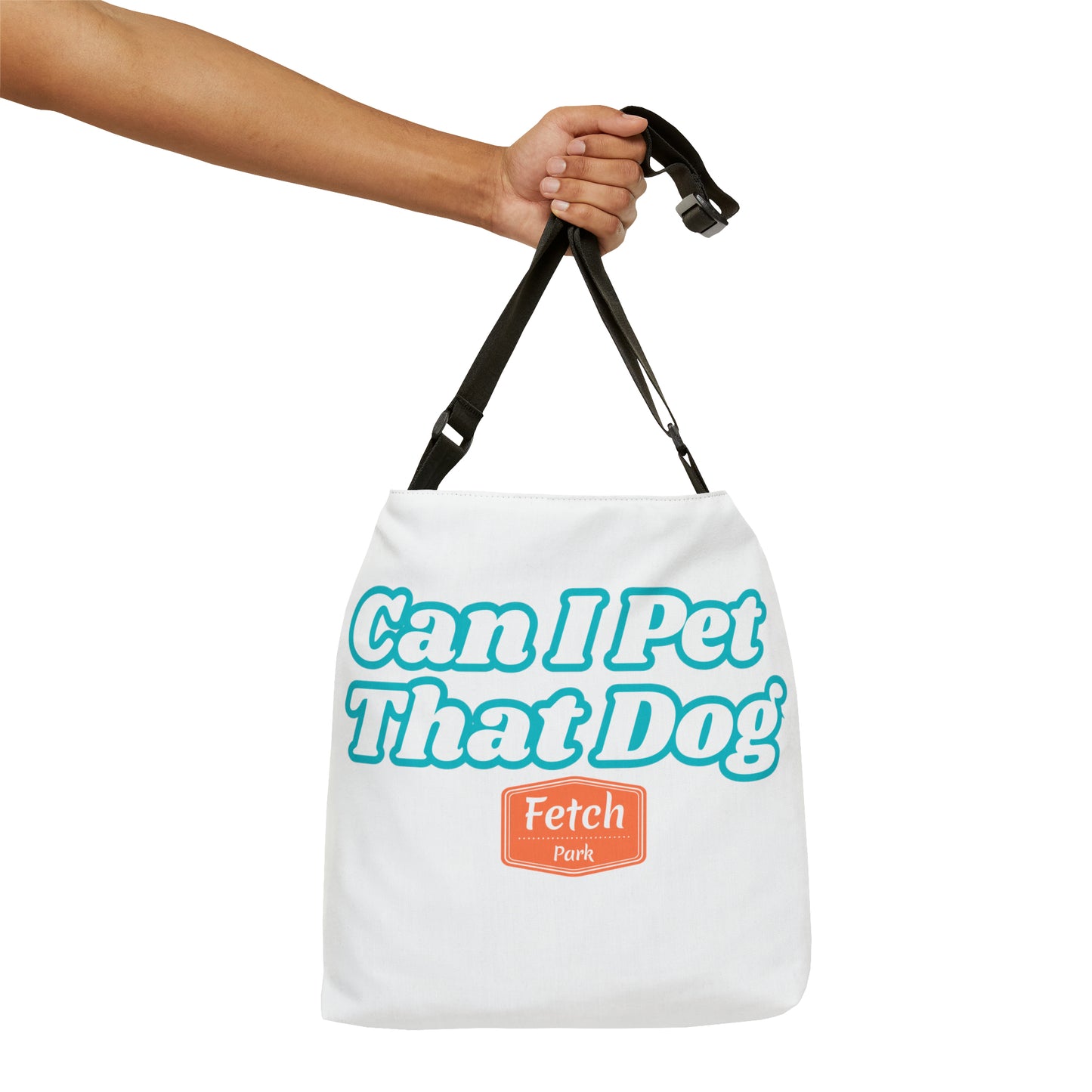 Can I Pet That Dog Adjustable Tote Bag (AOP)