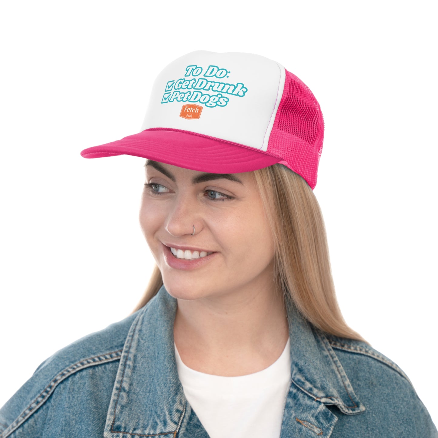 To Do List - Trucker Hat Pink