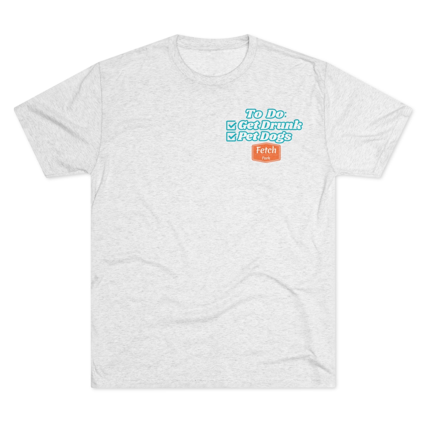 To-Do List Front & Back Tri-Blend Crew Tee