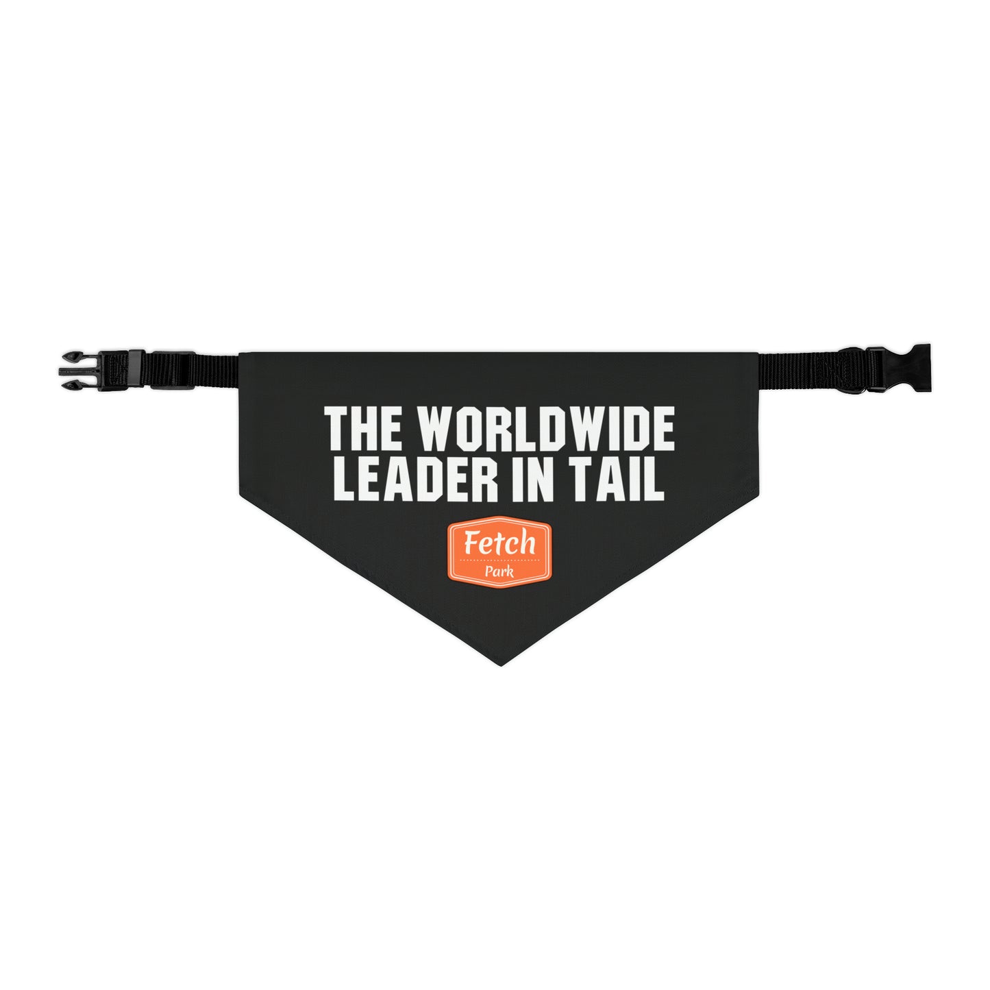 Large The Worldwide Leader in Tail Pet Bandana Collar Basic Font