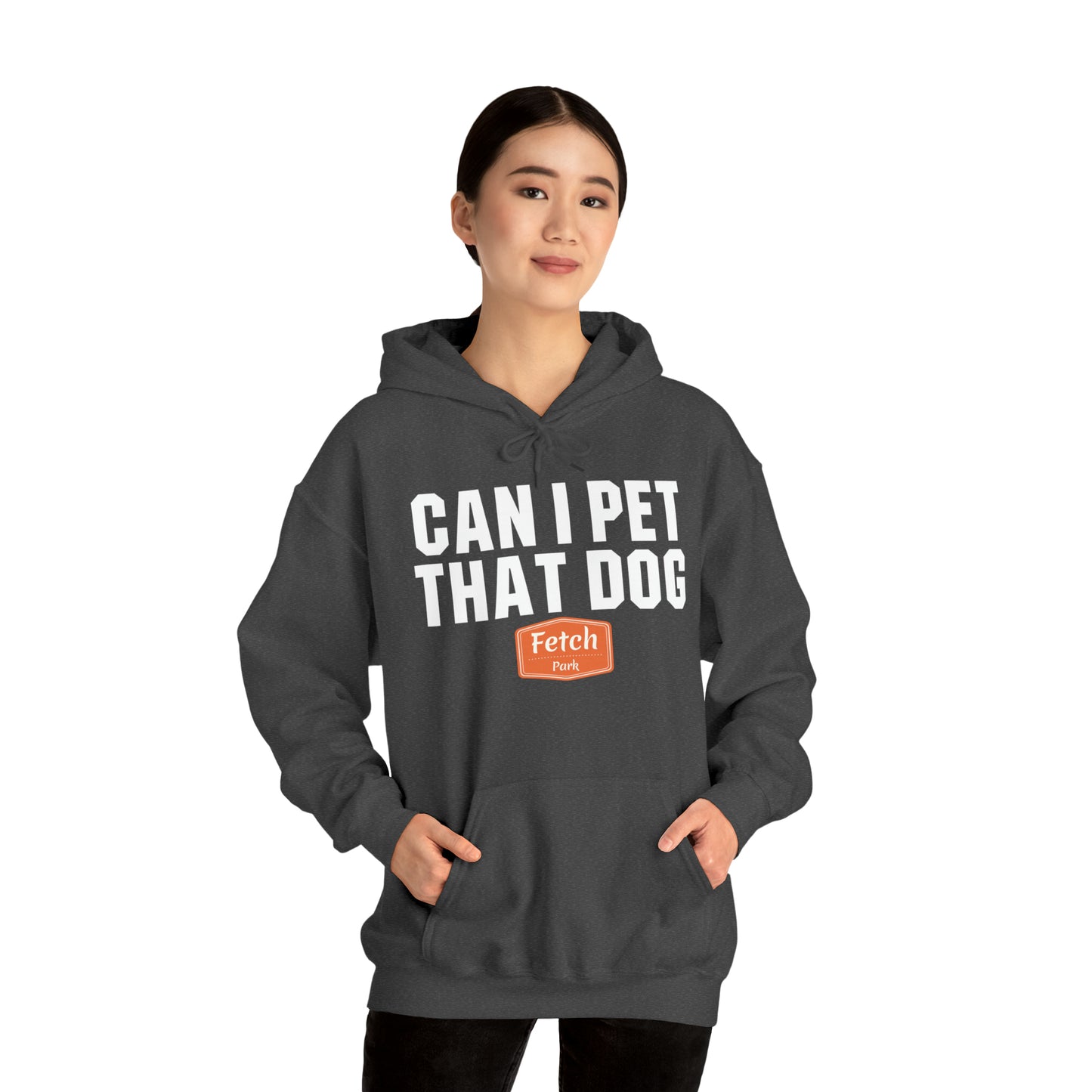 Original Can I Pet That Dog Unisex Heavy Blend™ Hooded Sweatshirt