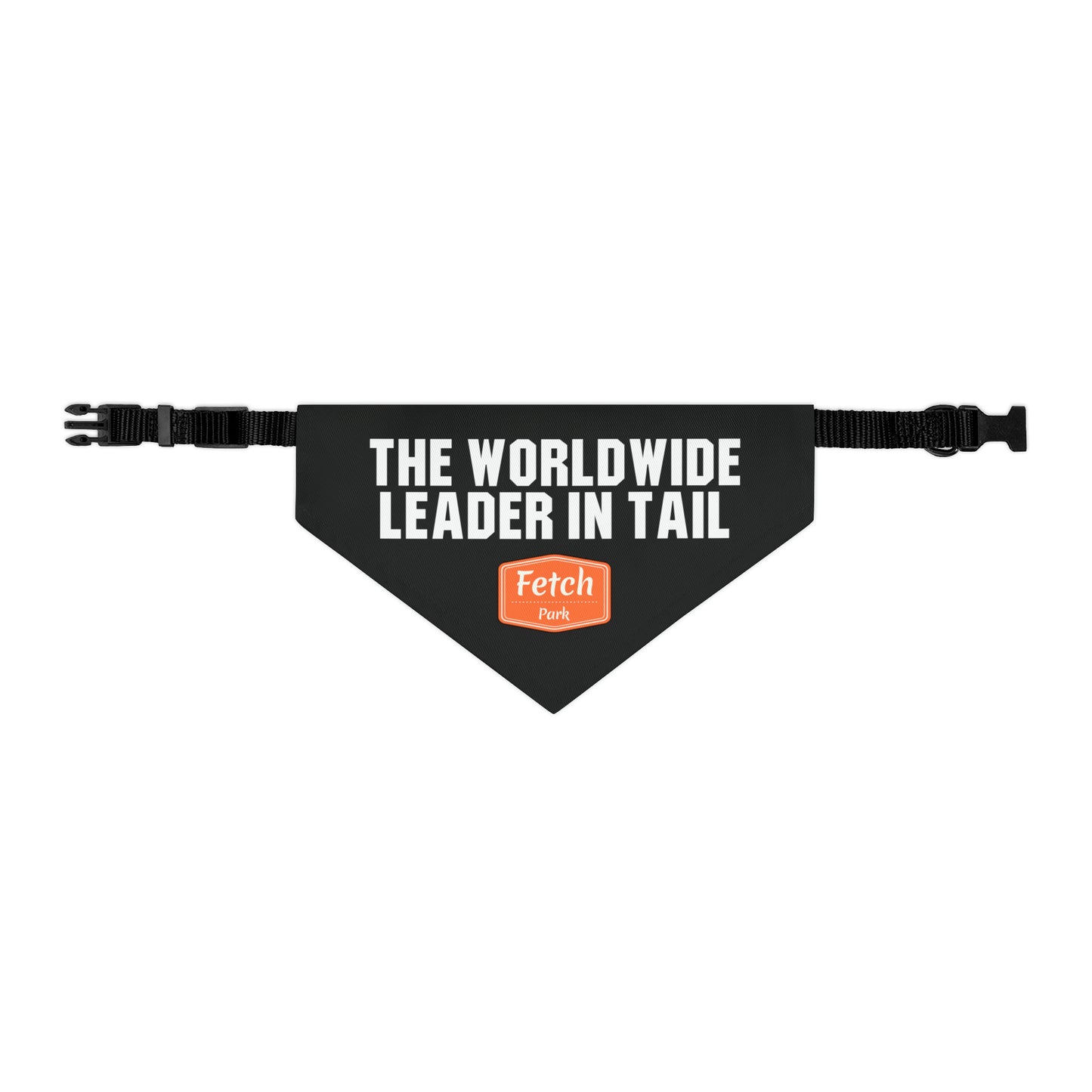 Medium The Worldwide Leader in Tail Pet Bandana Collar Basic Font