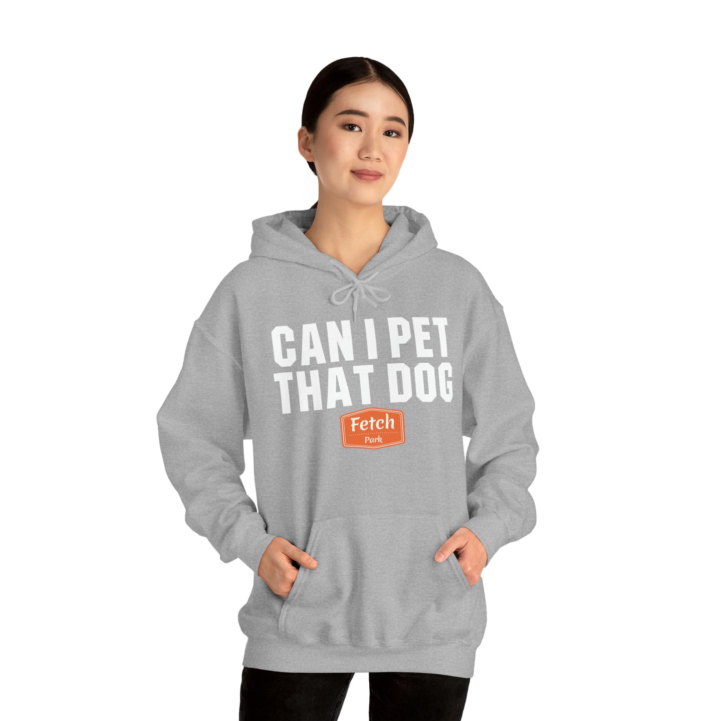 Original Can I Pet That Dog Unisex Heavy Blend™ Hooded Sweatshirt
