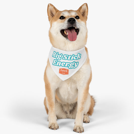 Big Stick Energy Medium Dog Bandana Collar
