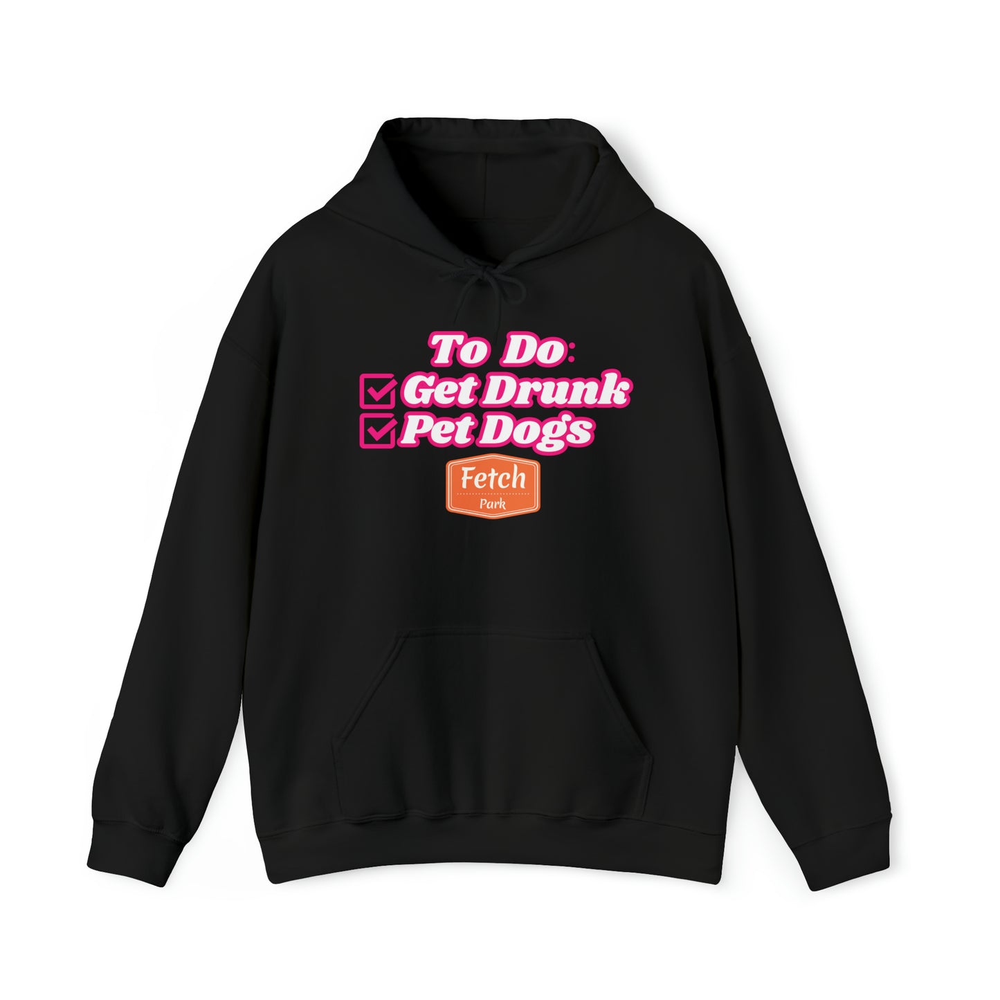 Pink To Do List Unisex Heavy Blend™ Hooded Sweatshirt