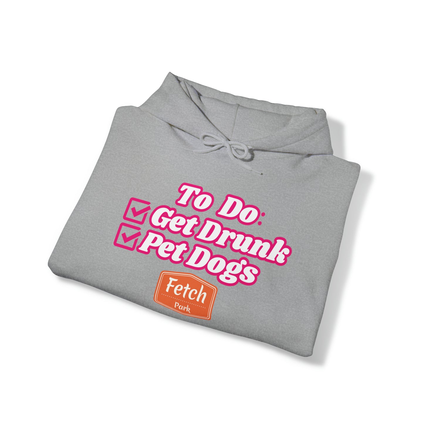 Pink To Do List Unisex Heavy Blend™ Hooded Sweatshirt
